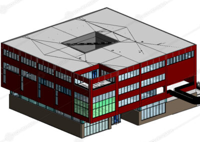 Facade BIM model for an educational building